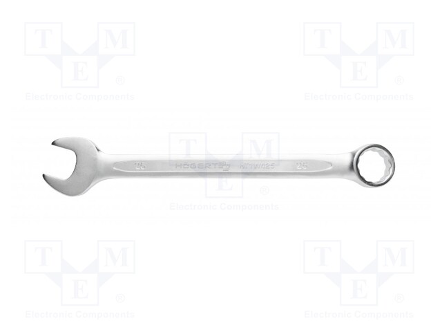 Wrench; combination spanner; 25mm; Chrom-vanadium steel