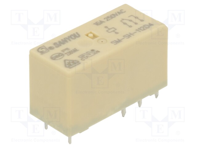 Relay: electromagnetic; Ucoil: 12VDC