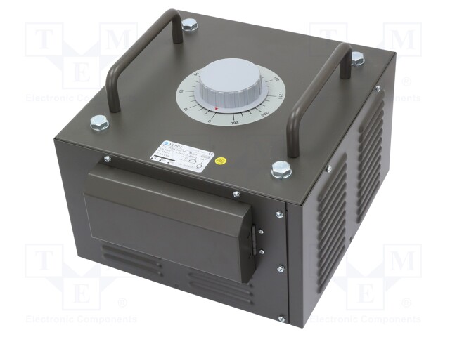 Variable autotransformer; 230VAC; Power: 3.9kVA; Uout: 0÷260V; 15A