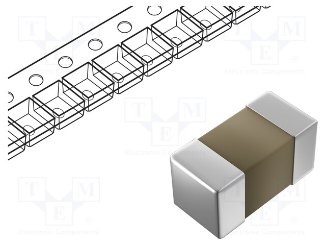 Capacitor: ceramic; 10uF; 50VDC; X5R; ±10%; SMD; 1210