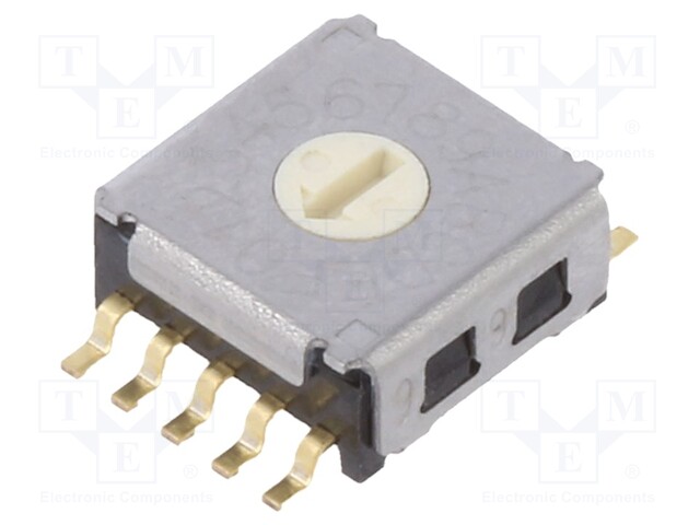 Switch: encoding switch; Poles number: 1; ON-OFF; 0.025A/24VDC