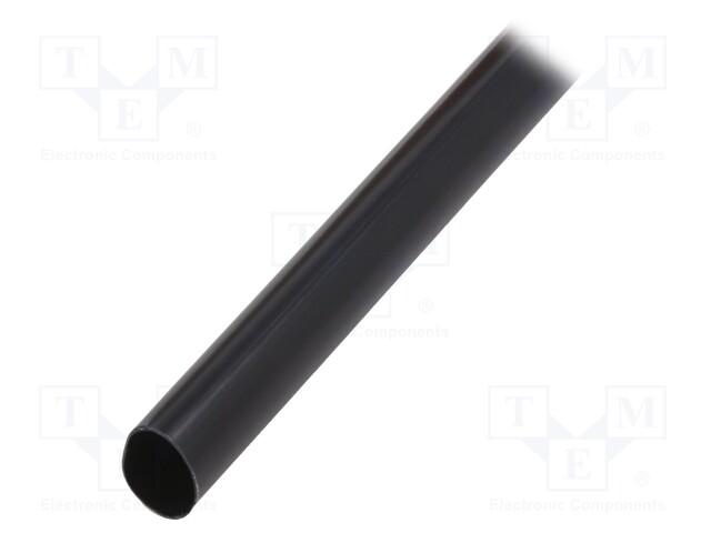 Heat shrink sleeve; glued; 4: 1; 18.3mm; L: 1.2m; black