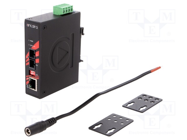 Industrial module: media converter; ETHERNET/multi-mode fiber