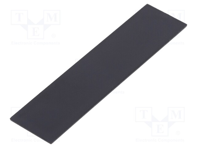 Cover; X: 13mm; Y: 50mm; G501315B; -20÷60°C; Cover material: ABS