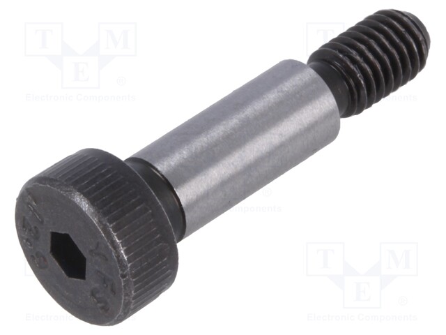 Shoulder screw; Mat: steel; Thread len: 9.5mm; Thread: M5; ISO: 7379