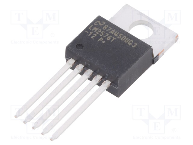 PMIC; DC/DC converter; Uin: 4÷40V; Uout: 12V; TO220-5; buck