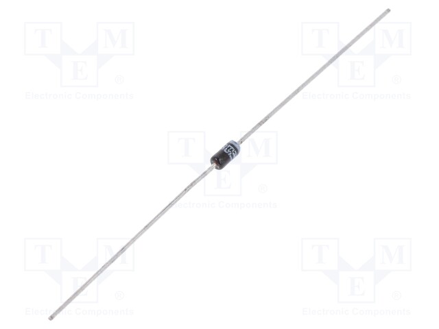 Diode: Zener; 0.5W; 6.8V; DO35; single diode; 3uA