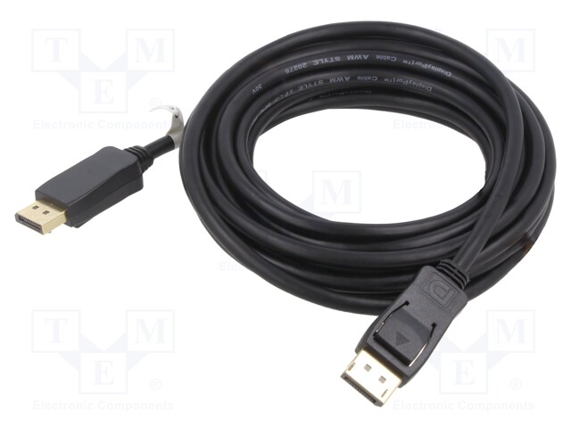 Cable; DisplayPort 1.4,HDCP 2.2; DisplayPort plug,both sides