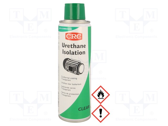 Protective coating; yellow transparent; spray; 250ml; -40÷120°C