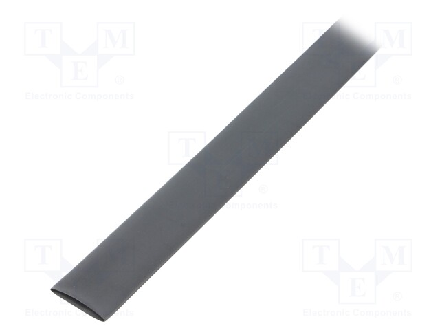 Heat shrink sleeve; glueless; 3: 1; 18mm; L: 1.2m; black; 5pcs.