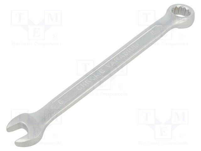 Wrench; combination spanner; 8mm; Overall len: 120mm; DIN 3113