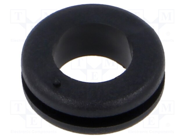 Grommet; black; UL94HB; TPR