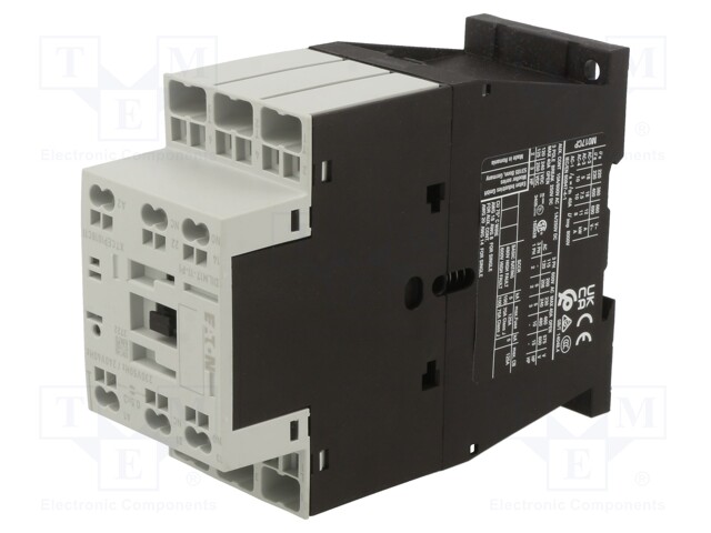 Contactor: 3-pole; NO x3; Auxiliary contacts: NC + NO; 230VAC; 17A