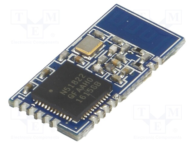 Module: Bluetooth Low Energy; SWD,UART; SMD; 18.5x9.1x2mm