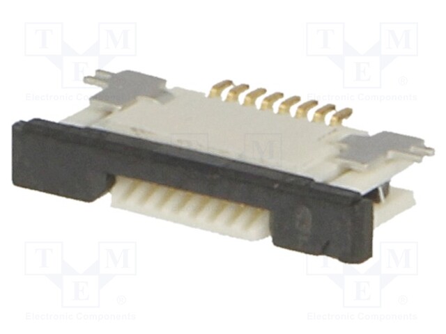 Connector: FFC (FPC); horizontal; PIN: 8; ZIF,top contacts; SMT