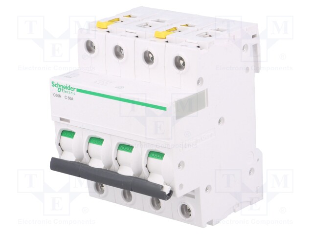 Circuit breaker; 400VAC; Inom: 50A; Poles: 4; DIN; Charact: C; 6kA