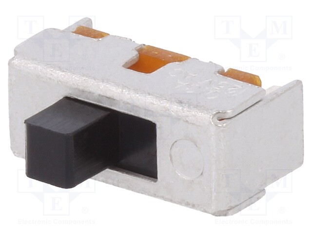 Switch: slide; Pos: 2; SPDT; 0.3A/125VAC; ON-ON; No.of term: 3; 3.6mm