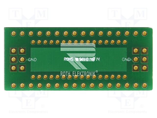 Board: universal; multiadapter; W: 43.18mm; L: 18.42mm; SDIP32