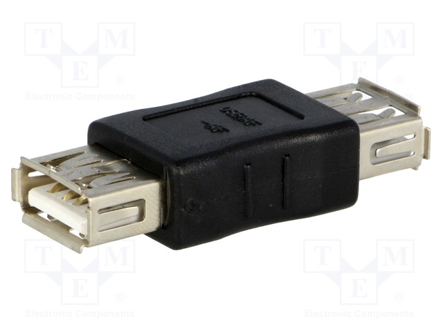 Adapter; USB 2.0; USB A socket,both sides