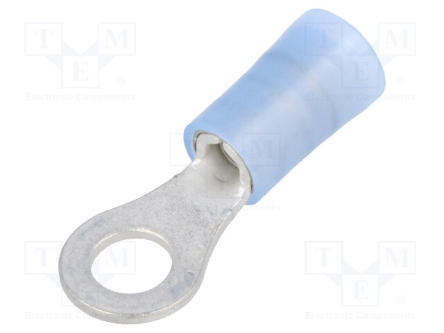 Ring terminal; M4; 1÷2.5mm2; insulated; tinned; copper; -55÷105°C