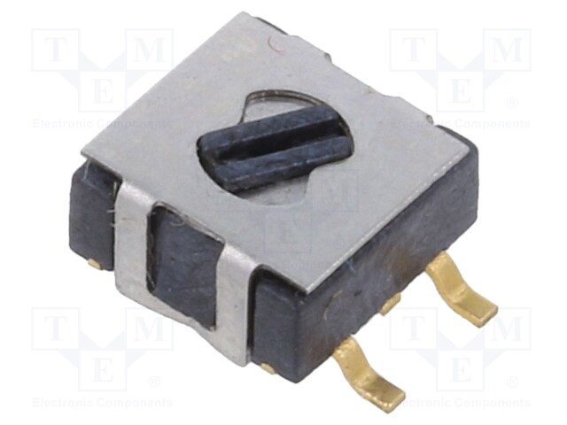 Switch: rotary; Pos: 2; 0.05A/12VDC; -40÷105°C; Mounting: SMD; 100mΩ