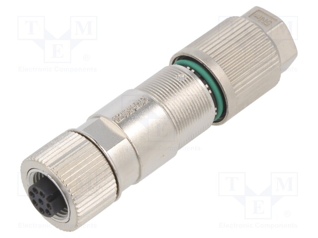 Plug; M12; female; A code-DeviceNet / CANopen; for cable
