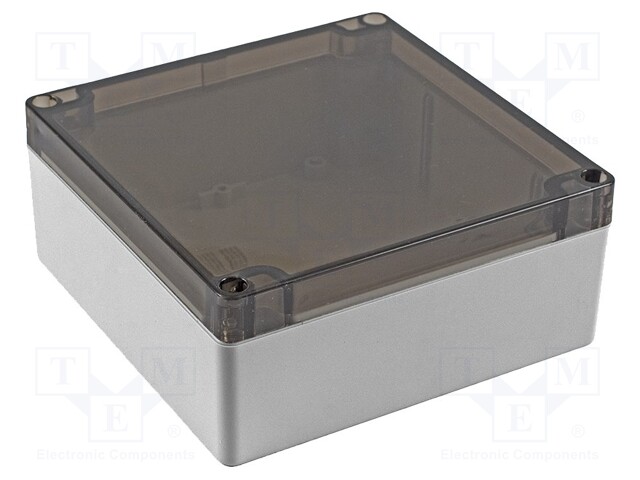 Enclosure: multipurpose; X: 140mm; Y: 140mm; Z: 60mm; 1554; grey; IP68