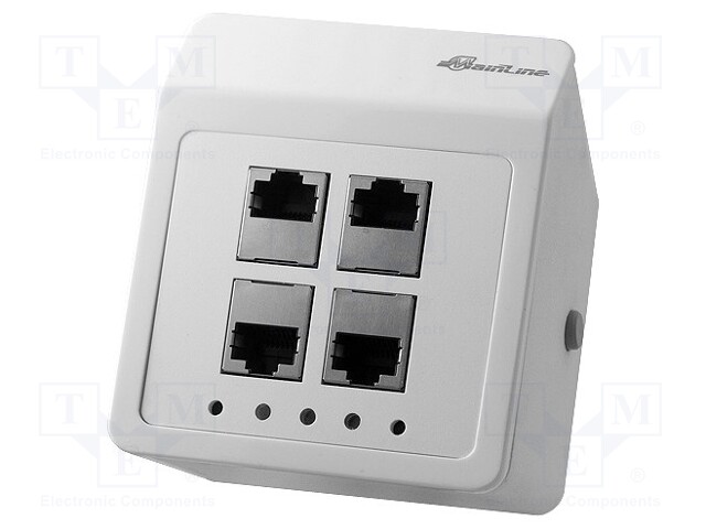 Ethernet socket; Colour: white