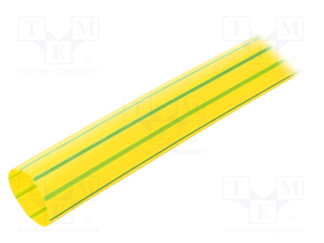 Heat shrink sleeve; glueless; 2: 1; 31.8mm; L: 1m; yellow-green