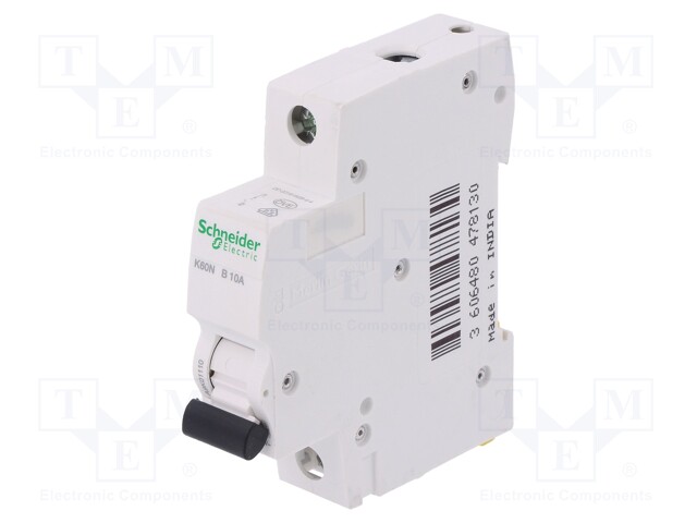 Circuit breaker; 230VAC; 10A; Poles: 1; DIN; Charact: B