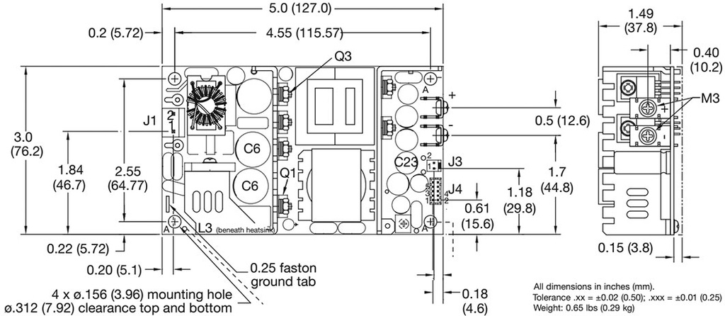 Power supply: switched-mode; 350W; 85÷264VAC; OUT: 1; 48VDC; 4.2A