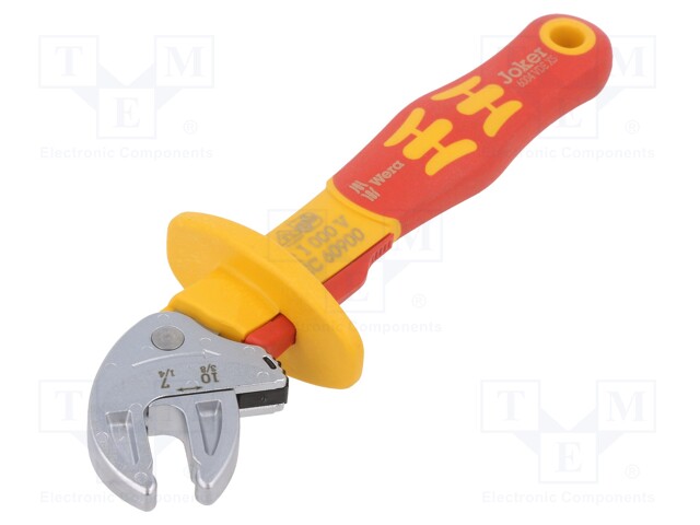 Wrench; insulated,adjustable,self-adjusting; 119mm; for to nuts