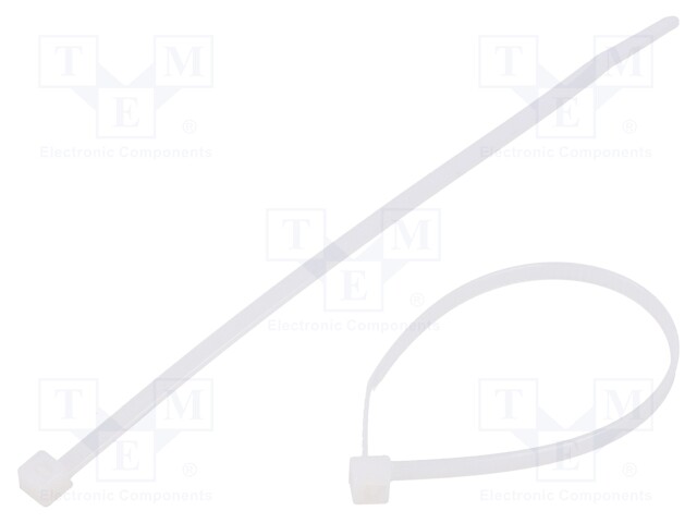 Cable tie; L: 150mm; W: 3.5mm; polyamide; 135N; natural; Ømax: 35mm