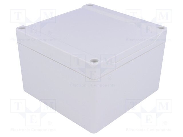 Enclosure: multipurpose; X: 120mm; Y: 120mm; Z: 80mm; 1555; ABS; grey