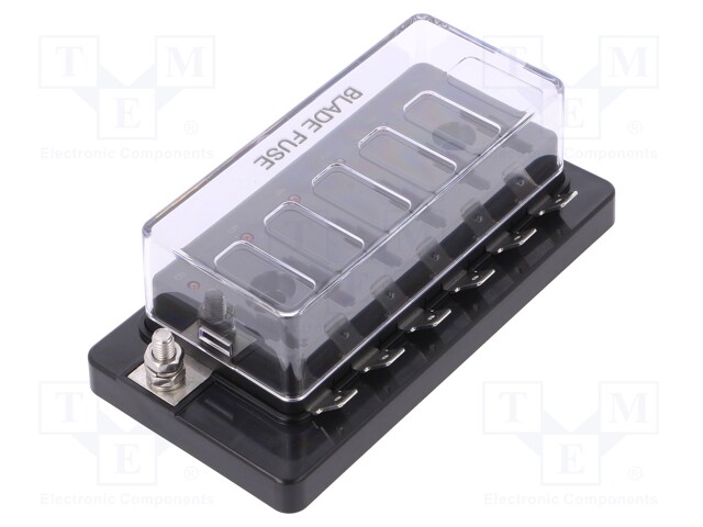 Fuse acces: fuse boxes; fuse: 19mm; 30A; screw; Body: black; UL94V-0