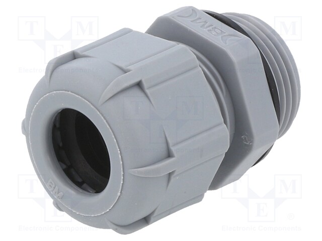 Cable gland; PG16; IP68; Mat: polyamide; dark grey