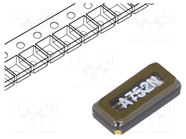 Resonator: quartz; 32.768kHz; 12.5pF; SMD; 3.2x1.5x0.8mm