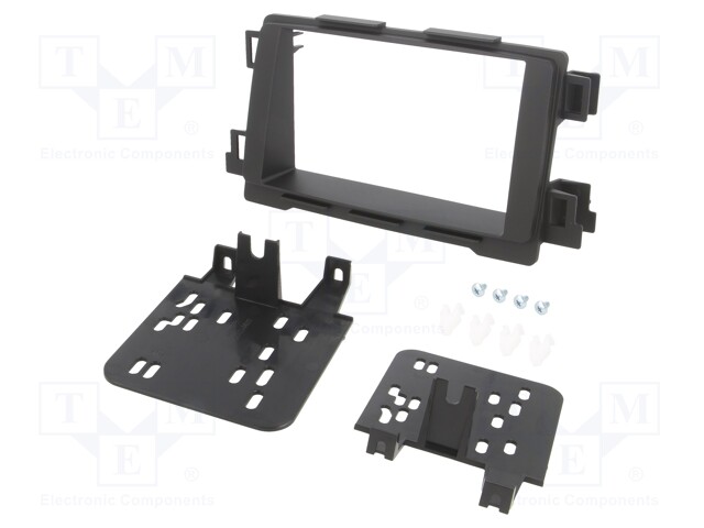 Radio mounting frame; Mazda; 2 DIN; black