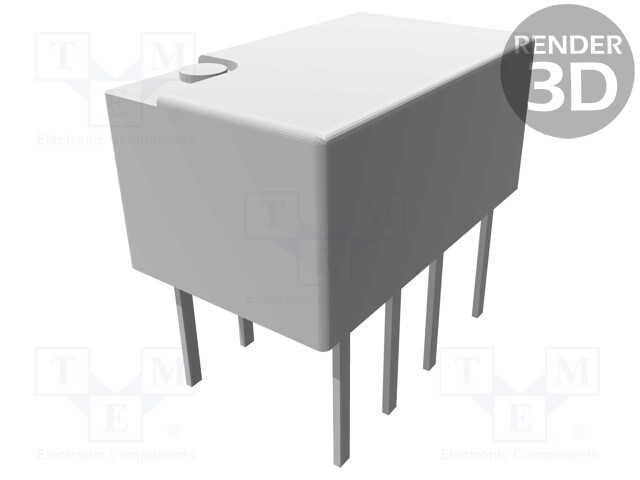 Relay: electromagnetic; DPDT; Ucoil: 12VDC; 0.5A/125VAC; 2A/30VDC