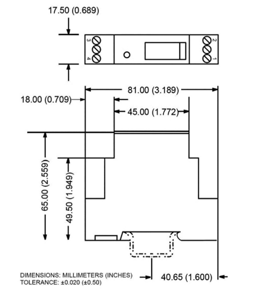 Relay: solid state; Ucntrl: 4÷32VDC; 5A; 12÷280VAC; -30÷80°C