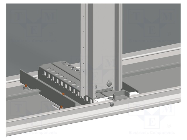 Adjustment rail; 600mm; Spacial SM,for enclosures