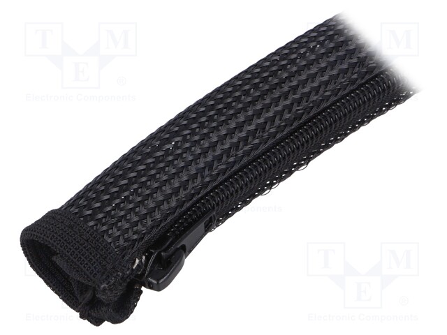 Conduit; Mat: polyester; black; 50÷150°C; L: 2m; Features: multi use