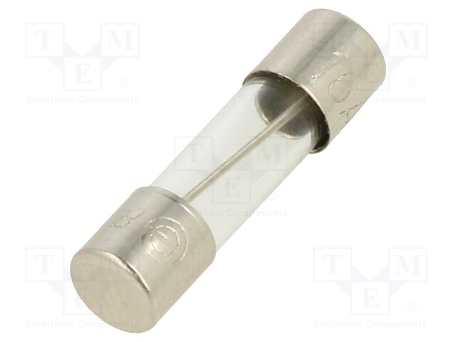 Fuse: fuse; 16A; 250VAC; glass; 20x5.2mm; bulk