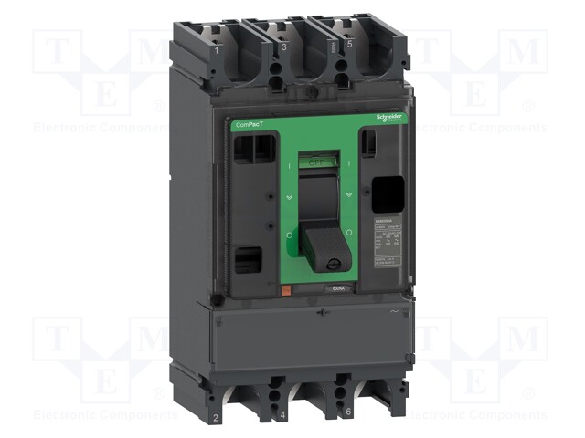 Switch-disconnector; Poles: 3; 630A; NSX; IP40; -25÷70°C; 690VAC