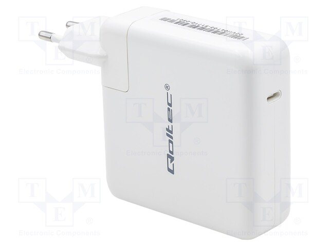 Power supply: switched-mode; plug,charger; 5VDC,; 4.7A; 96W; white