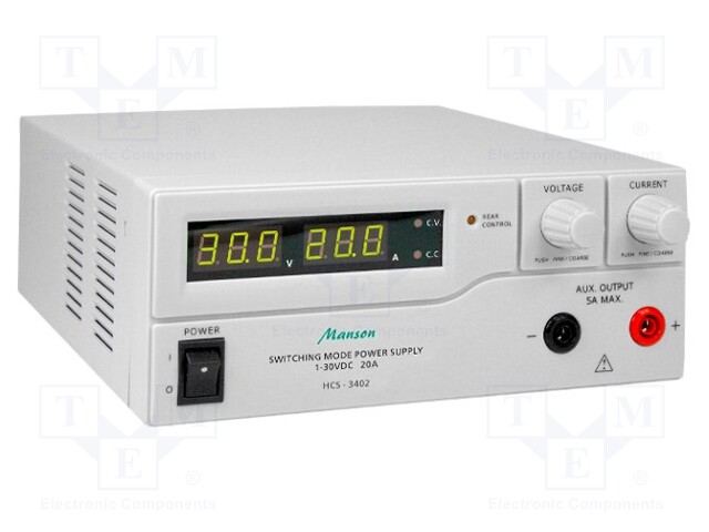 Power supply: programmable laboratory; Channels: 1; 1÷16VDC