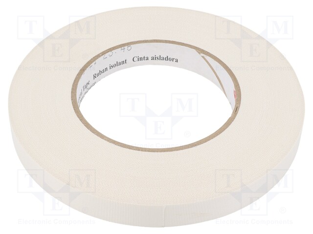 Tape: electrical insulating; W: 15mm; L: 55m; Thk: 177um; white; 5%