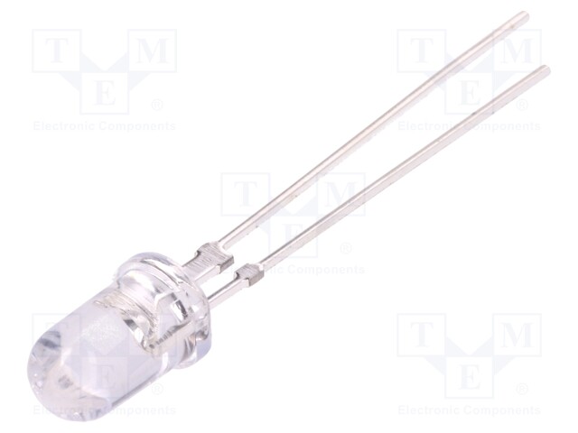 IR transmitter; 5mm; 940nm; transparent; 60mW; 15°; THT; 100mA