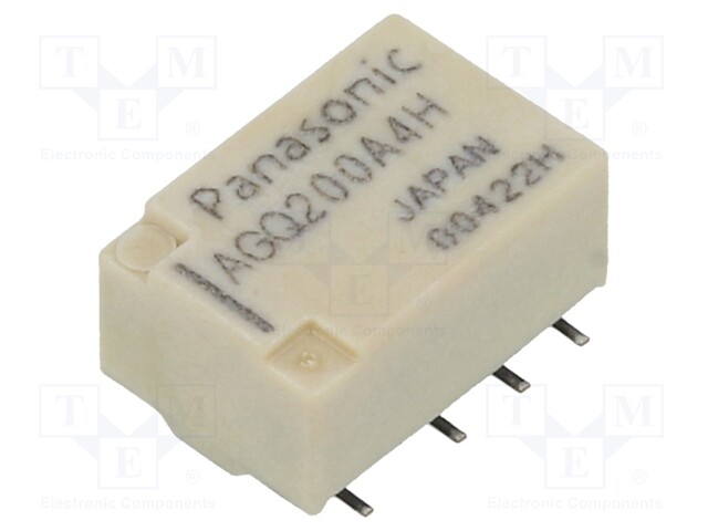 Relay: electromagnetic; DPDT; Ucoil: 4.5VDC; 0.3A/125VAC; 2A/30VDC