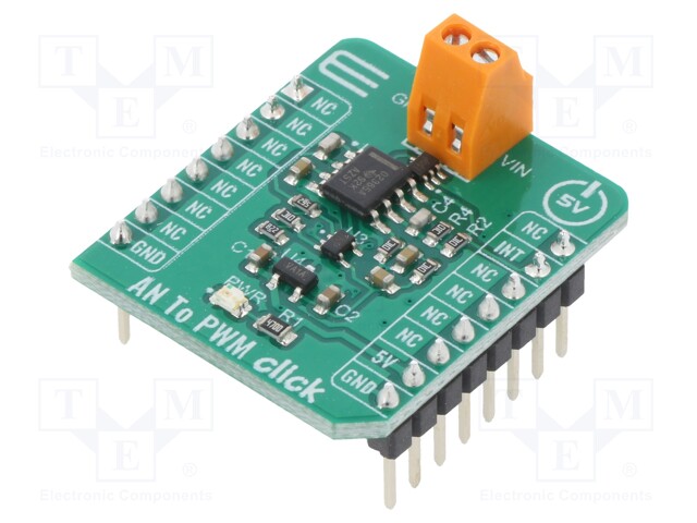 Click board; PWM,converter; GPIO; OPA2365,TLV3201; 5VDC